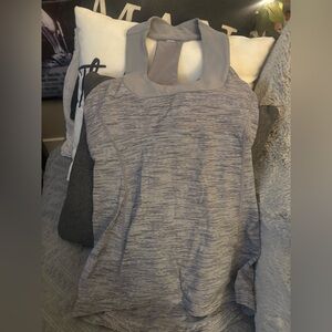 lululemon athletica Gray Tank Top